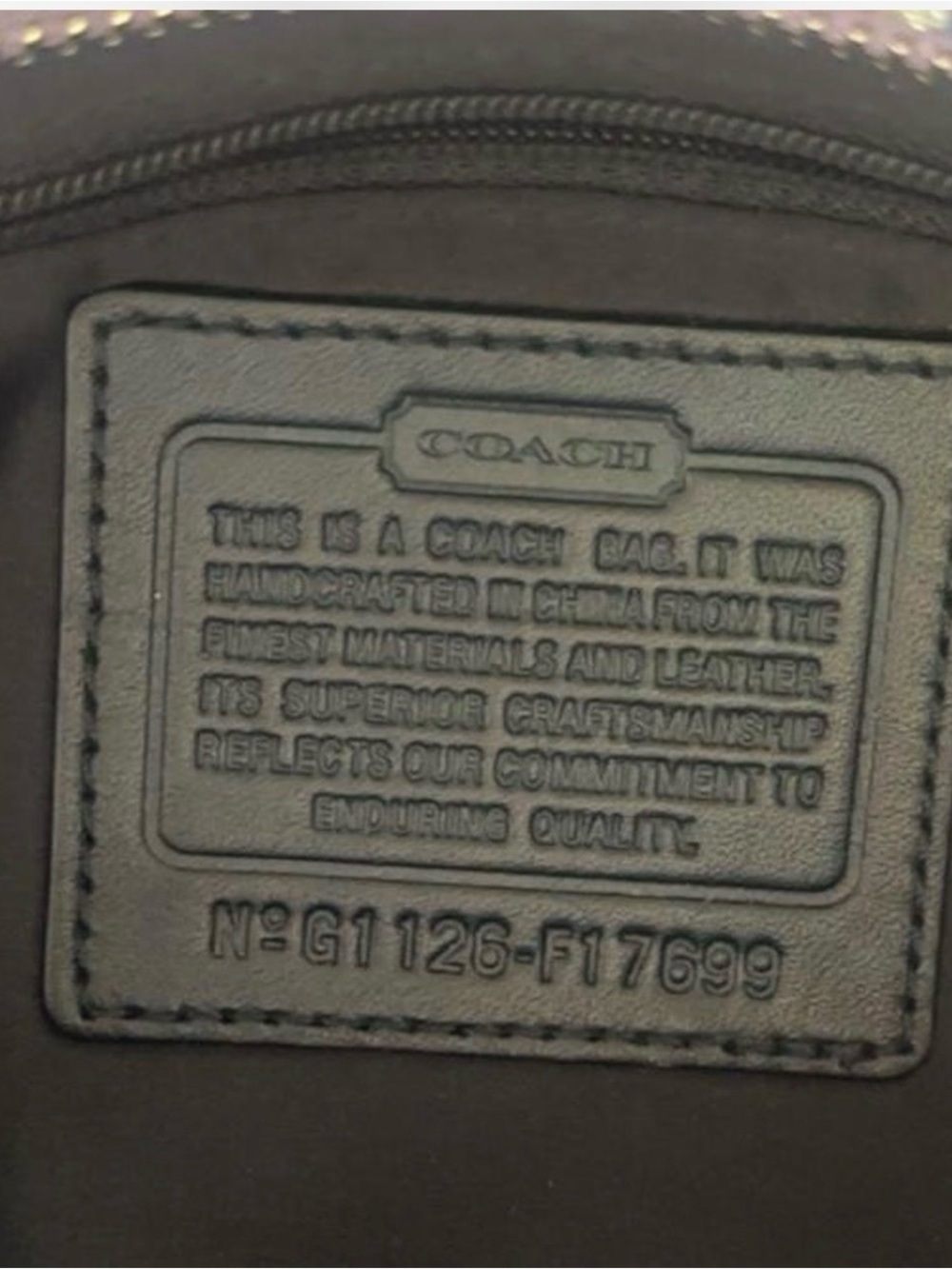 Coach Gallery Tote F17699 Multi-Color Tweed Patent Leather Bag - Picture 5 of 5